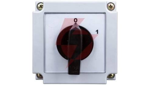 Łącznik krzywkowy 0-1 2P 10A w obudowie 4G10-91-PK R014 63-840395-011