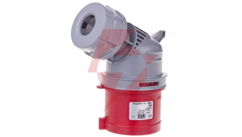 Wtyczka przenośna 32A 5P 400V czerwona IP44 8025-6TT
