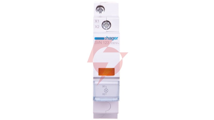 Lampka modułowa 1-fazowa pomarańczowa 230V AC SVN123