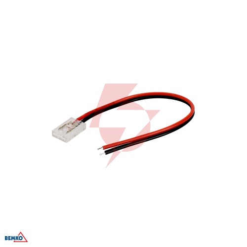 Złączka led 1-stronna 8mm cob z przewodem 15cm