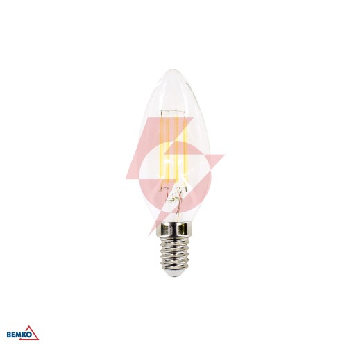 Źródło led filament 230v e14 c35 6w 750lm 4000k 320st