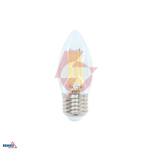 Źródło led filament 230v e27 c35 6w 700lm 2700k 320st