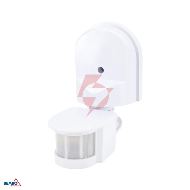 Czujnik ruchu pir 1200w 180* biały