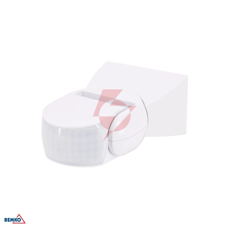 Czujnik ruchu pir 1200w 180* ip65 biały