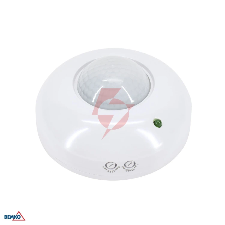 Czujnik ruchu pir 1200w 360* biały