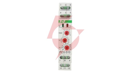 Przekaźnik czasowy 2P 8A 0,1sek-576h 230V AC, 24V AC/DC wielofunkcyjny PCU-510DUO