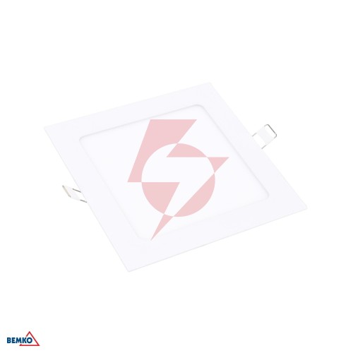 Downlight led boled 9w 4000k 720lm ip20 kwadrat biały