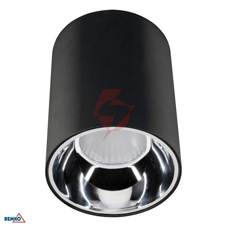 Downlight led mafed nt 30w 3000k 2800lm ip44 czarny