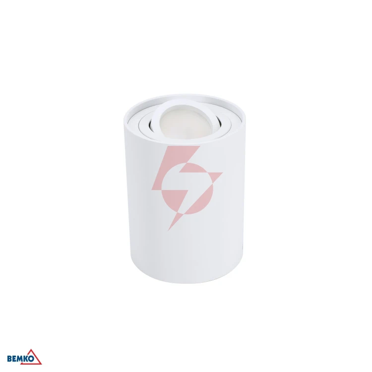 Downlight ortal regulowana fi96 gu10 max. 1x50w biała