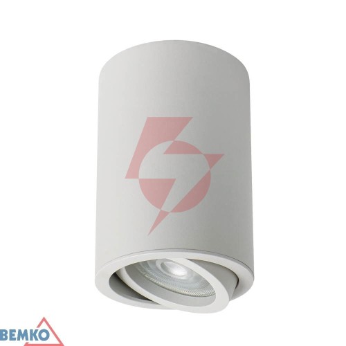 Downlight ulter regulowana fi70 gu10 max. 1x50w biała