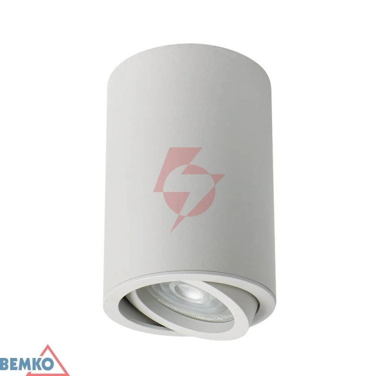 Downlight ulter regulowana fi70 gu10 max. 1x50w biała