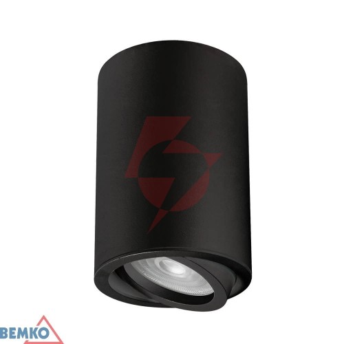 Downlight ulter regulowana fi70 gu10 max. 1x50w czarna