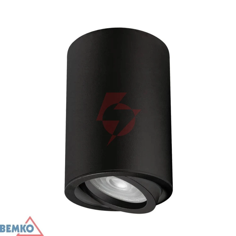 Downlight ulter regulowana fi70 gu10 max. 1x50w czarna