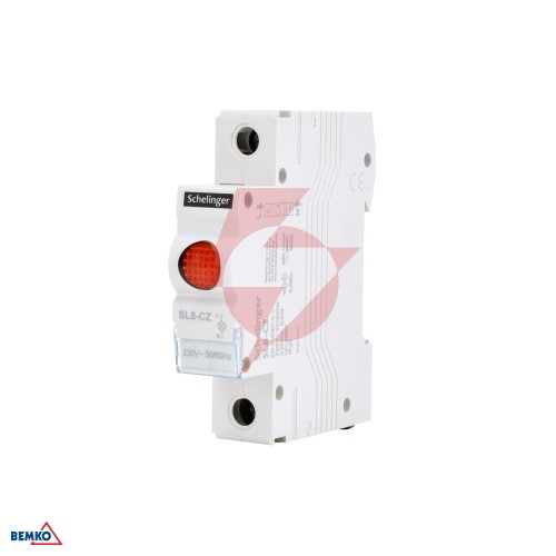 Lampka sygnalizacyjna led sl8 czerwona schelinger