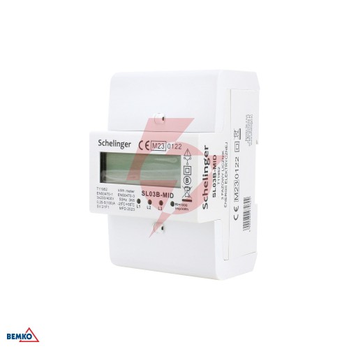 Licznik energii 3 fazowy mid schelinger 100a
