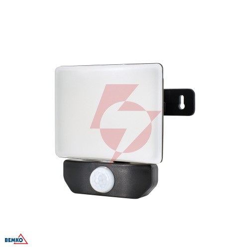 Naświetlacz led lfx 10w 4000k 900lm ip65 czarny cz. pir