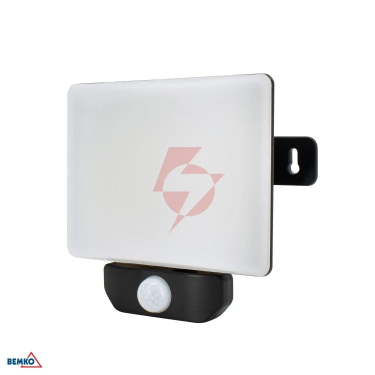 Naświetlacz led lfx 30w 4000k 2700lm ip65 czarny cz. pir