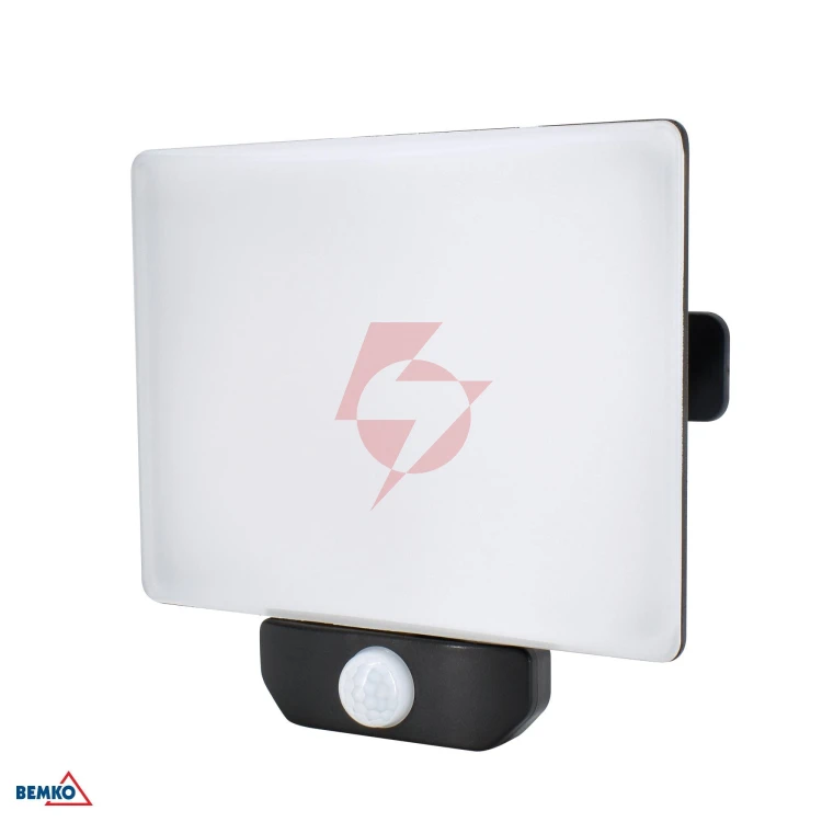 Naświetlacz led lfx 50w 4000k 4500lm ip65 czarny cz. pir