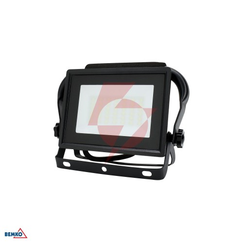 Naświetlacz led smd kastel 2 30w 6500k 2550lm ip65 czarny 1.5m przenosny