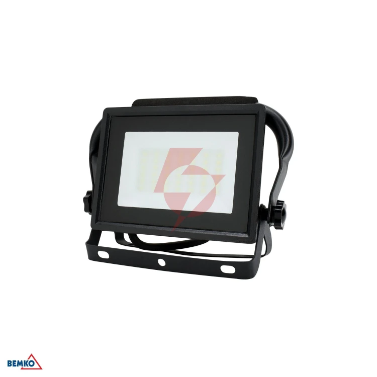 Naświetlacz led smd kastel 2 30w 6500k 2550lm ip65 czarny 1.5m przenosny