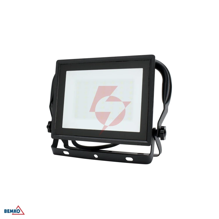 Naświetlacz led smd kastel 2 50w 6500k 4320lm ip65 czarny 1.5m przenosny