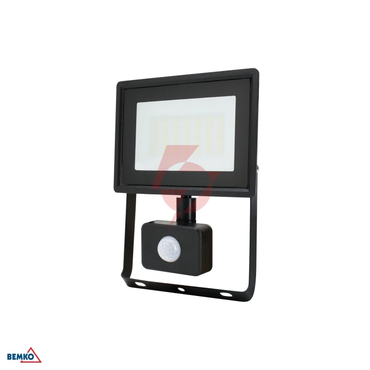 Naświetlacz led smd kastel 30w 4000k 2520lm ip65 czarny cz. pir