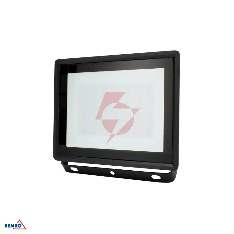 Naświetlacz led smd kastel 50w 6500k 4320lm ip65 czarny