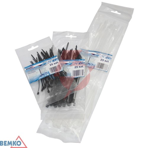 Opaska zaciskowa2.5*100 czarna 100 szt