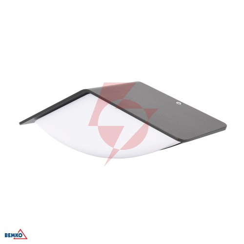 Oprawa elewacyjna valant 8w 4000k 600lm ip65 233x80x90mm kinkiet grafit