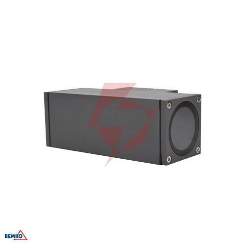Oprawa elewacyjna valit 2xgu10 ip65 160x60x88 kinkiet grafit