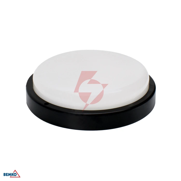 Oprawa led kanlo okrągła 18w 4000k 1750lm ip54 czarna