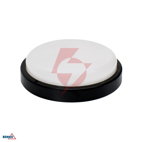 Oprawa led kanlo okrągła 18w 4000k 1750lm ip54 czarna cz. mikr.