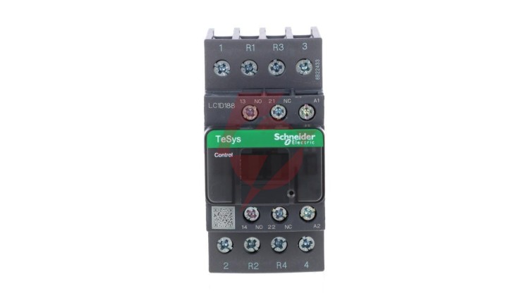 TeSys Deca Stycznik mocy 18A 2Z 2R 24V AC 1Z 1R LC1D188B7