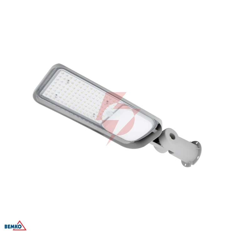 Oprawa uliczna led jazmin 100w 4000k 13500lm ip65 jasnoszara  cz. zmierzchu