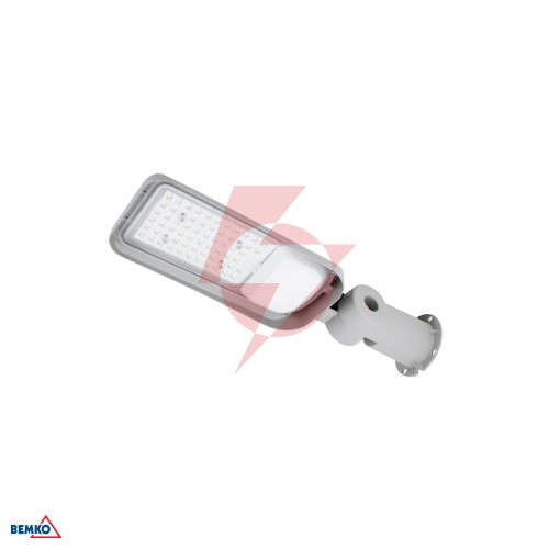 Oprawa uliczna led bemko jazmin 50w 4000k 6750lm ip65 jasnoszara