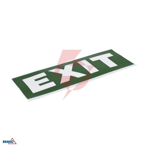 Piktogram do oprawy galer exit 362 x 125 mm (naklejka)