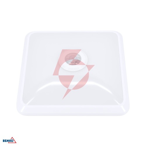 Plafoniera led doria  12w 4000k 1000lm ip20 kwadrat cz. pir
