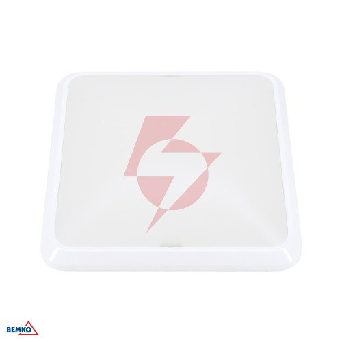Plafoniera led doria  20w 4000k  1600lm  ip20 kwadrat cz. mikr. z funkcja półcienia