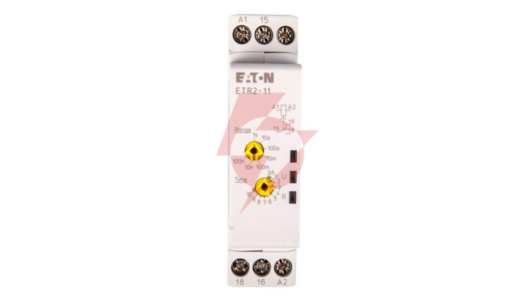 Przekaźnik czasowy 1P 3A 0,05sek-100h 24–240V AC, 24–48V DC opoźnione załączenie ETR2-11 262684