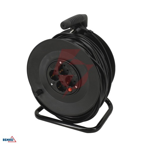 Przedłużacz bębnowy schuko 4 gn. +"0" 50m 3x1.5mm2