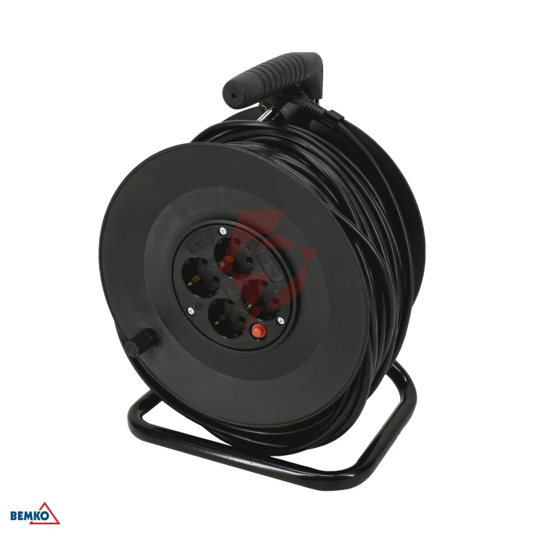 Przedłużacz bębnowy schuko 4 gn. +"0" 50m 3x1.5mm2