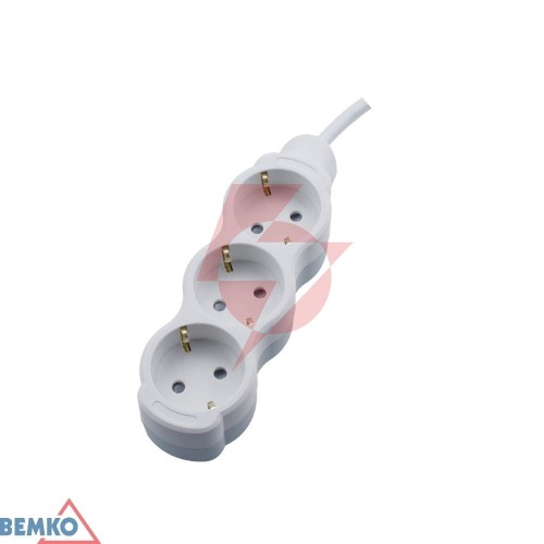 Przedłużacz na schuko 3x 2p+z 1.5mm x 3.0m