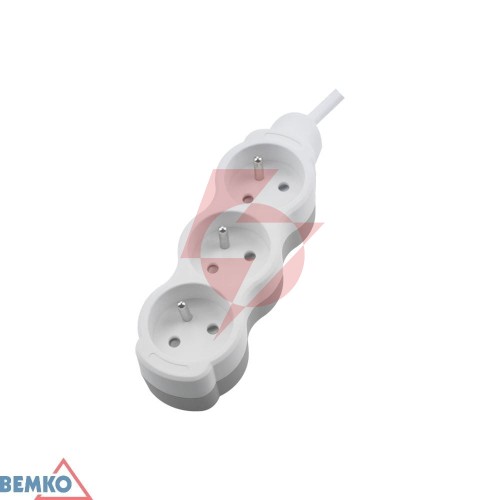 Przedłużacz nb 3x 2p+z 1.5mm x 1.5m
