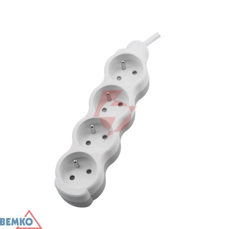 Przedłużacz nb 4x 2p+z 1.5mm x 1.5m