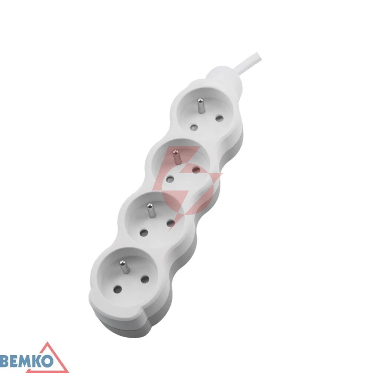 Przedłużacz nb 4x 2p+z 1.5mm x 3.0m