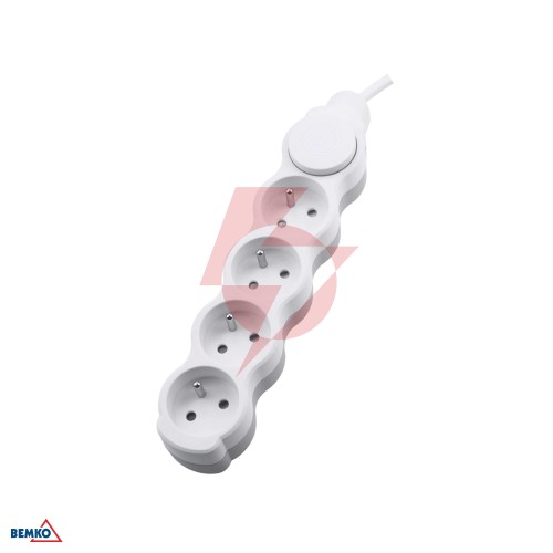 Przedłużacz nb 4x 2p+z+wyl. 1.5mm x 1.5m