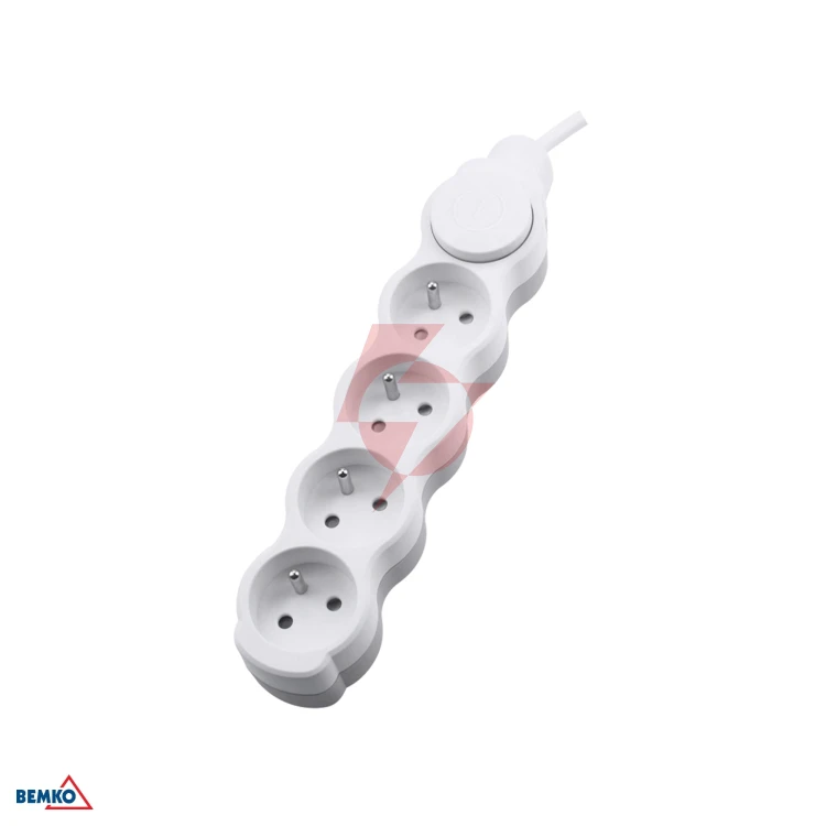 Przedłużacz nb 4x 2p+z+wyl. 1.5mm x 1.5m