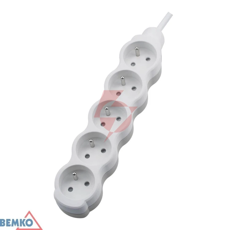 Przedłużacz nb 5x 2p+z 1.5mm x 3.0m