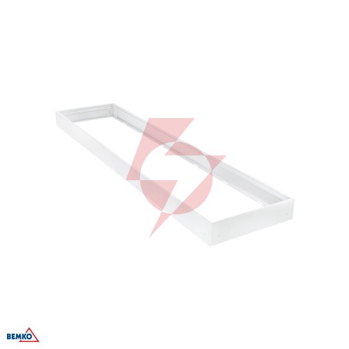 Ramka montażowa do panelu led 120x30 biała eco wys. 68mm