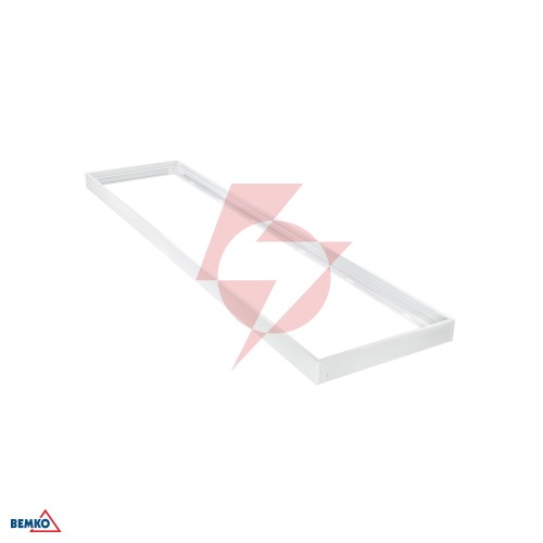 Ramka montażowa do panelu led 30x120 biała eco